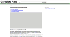 Desktop Screenshot of garagiste-auto.fr